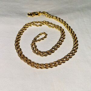 Gold Plated Rope Chain